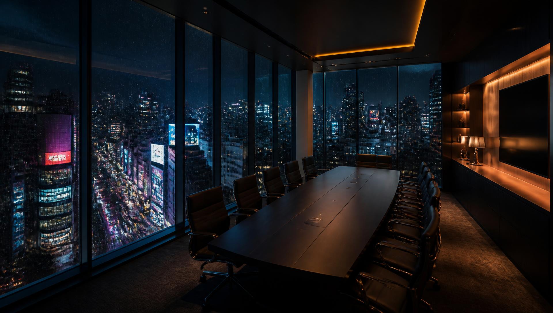 Tokyo boardroom view